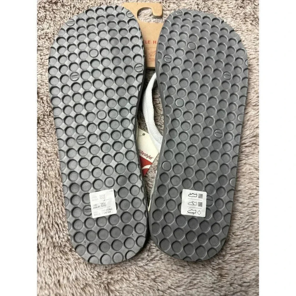 PUMA White Flip-Flops Beach Sandals Mens - Picture 14 of 15